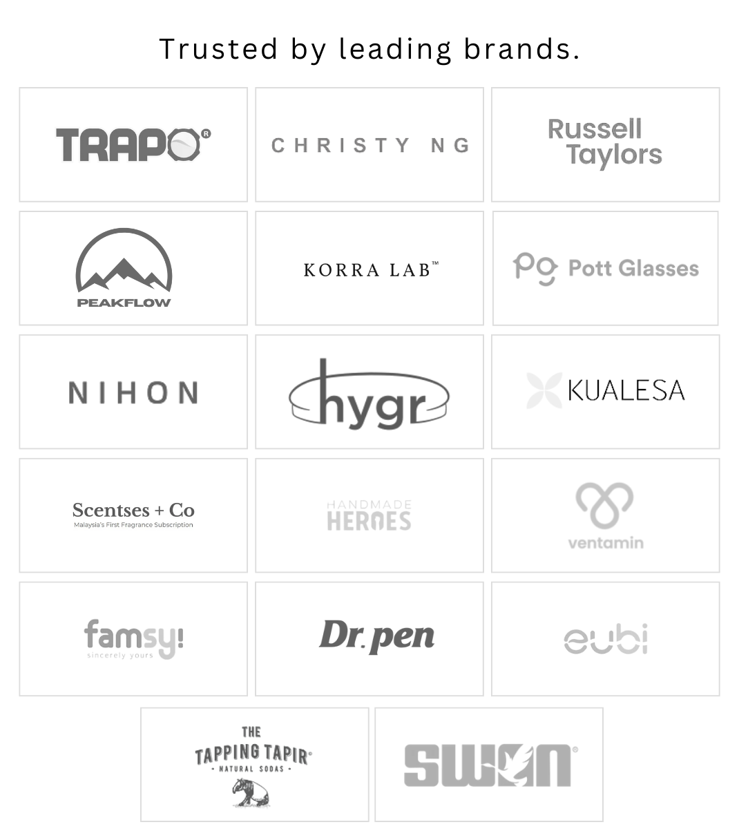 Brands That Trust Us